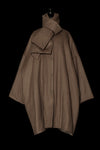 Mutedance 24 Autumn and Winter Loose Scarf Wool Silk Flower Dye Jacket MD-MD24FW28-CELADON MD24FW29
